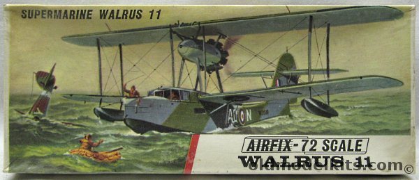 Airfix 1/72 Supermarine Walrus 11  - Type 3 Logo Issue, 282 plastic model kit
